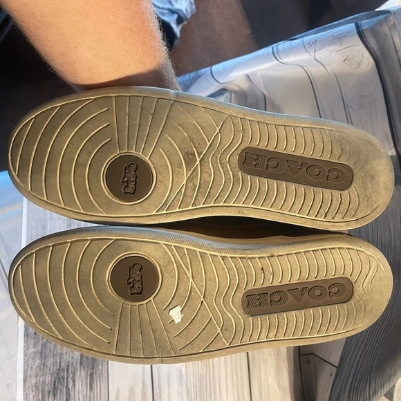 Coach Clip Court High Top Sneaker In Signature Canvas in GUC - Picture 6 of 8